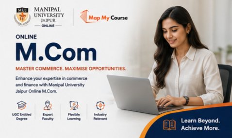 Online MCom Manipal University Jaipur